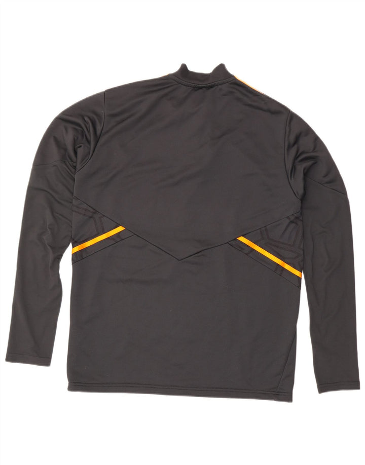 Top de trening cu pulover grafic Adidas Leeds United FC pentru bărbați, mare, gri
