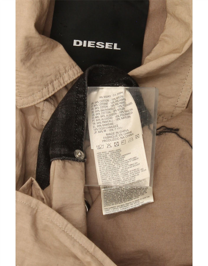Trench pentru femei Diesel UK 40 mare, bej, bumbac