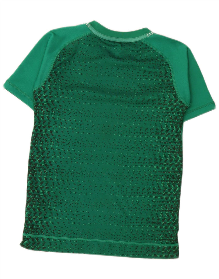 CANTERBURY Băieți IRFU Tricou Grafic Top 11-12 Ani Verde Geometric