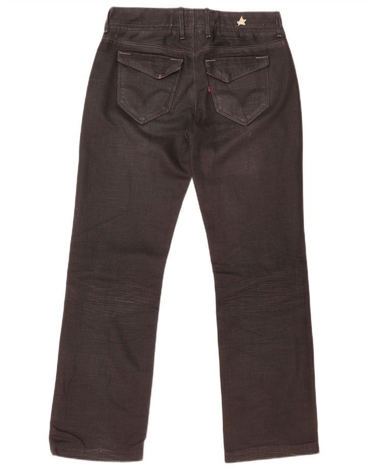 Blugi drepti pentru bărbați Levi's W29 L32 bumbac negru