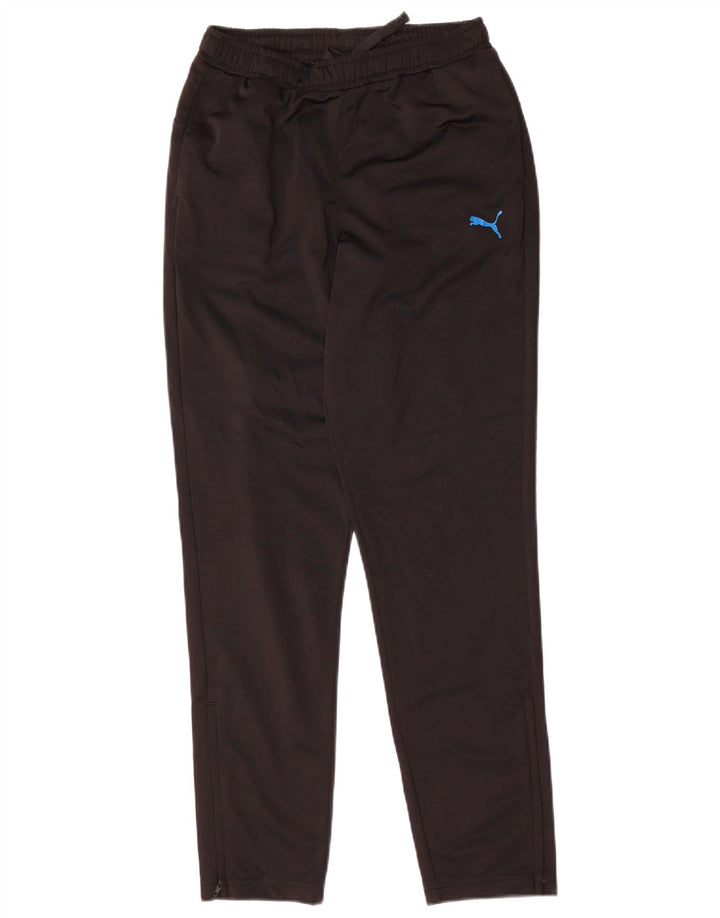 Pantaloni de trening Puma pentru baieti 13-14 ani poliester negru