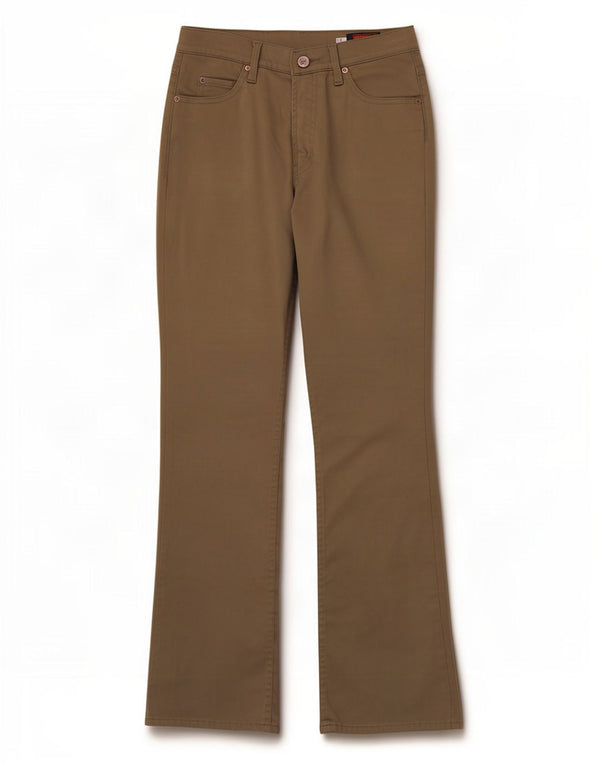 Pantaloni bootcut pentru femei Big John W29 L32 bumbac kaki