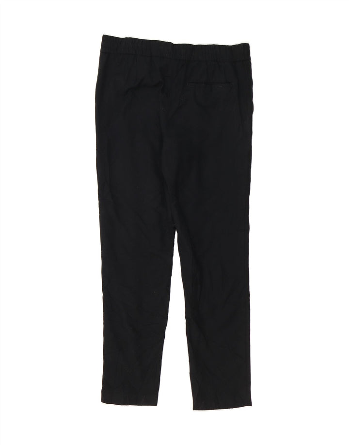 H&M Womens Slim Casual Trousers Medium W34 L30 Black Polyester Vintage H&M and Second-Hand H&M from Messina Hembry 