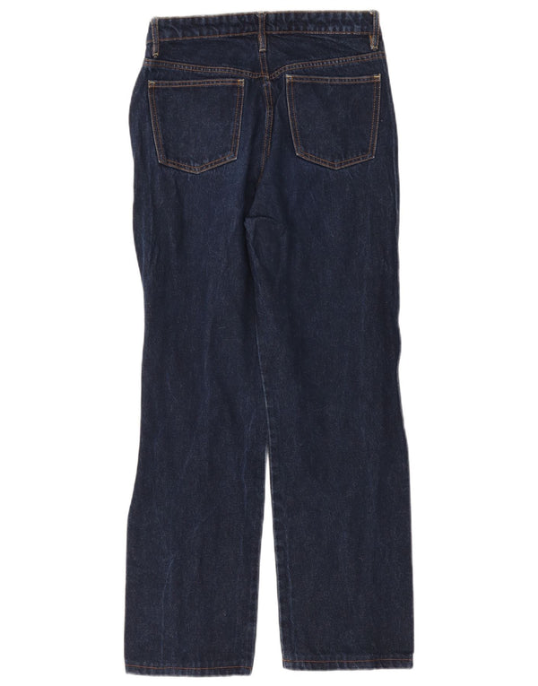 Blugi drepti pentru femei Zara EU 36 XS W26 L29 Bleumarin