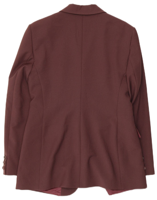 Jachetă Sisley pentru femei cu 3 nasturi IT 46 Poliester mare maro