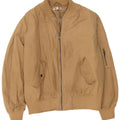 Geacă bomber supradimensionată pentru femei Topshop UK 12 Medium Bej Poliester