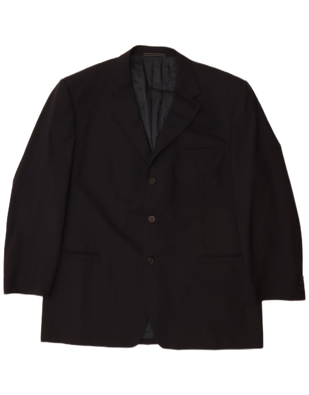 Jachetă blazer clasică cu 3 nasturi pentru bărbați VERSACE UK 42 XL bleumarin