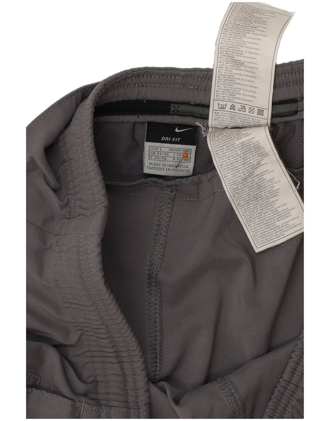 Pantaloni scurți sport NIKE Dri Fit pentru bărbați, mari, gri, poliester