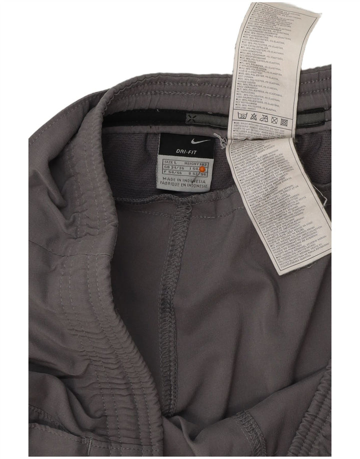 Pantaloni scurți sport NIKE Dri Fit pentru bărbați, mari, gri, poliester