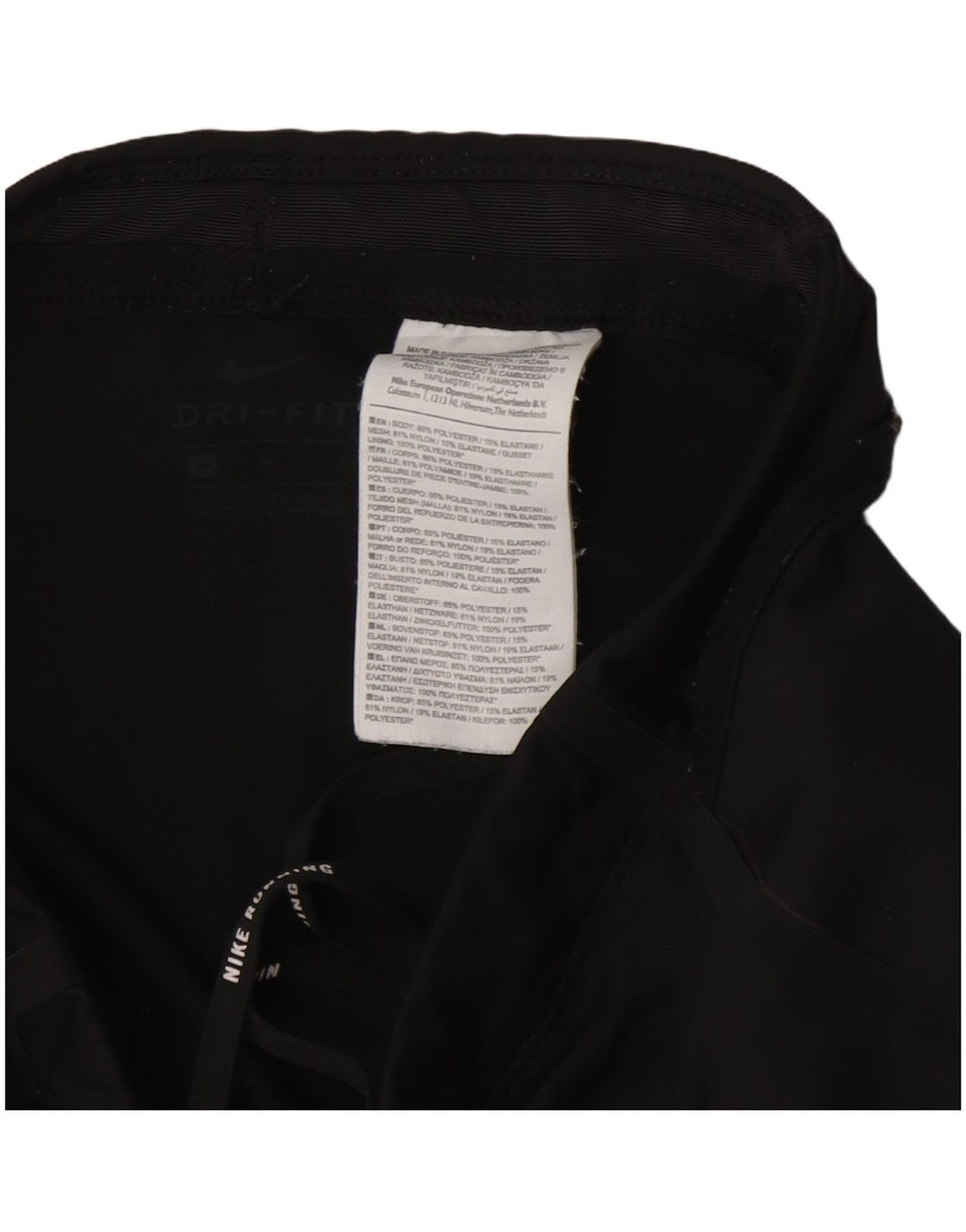 Leggings Dri Fit Nike pentru femei UK 12 Poliester mediu negru