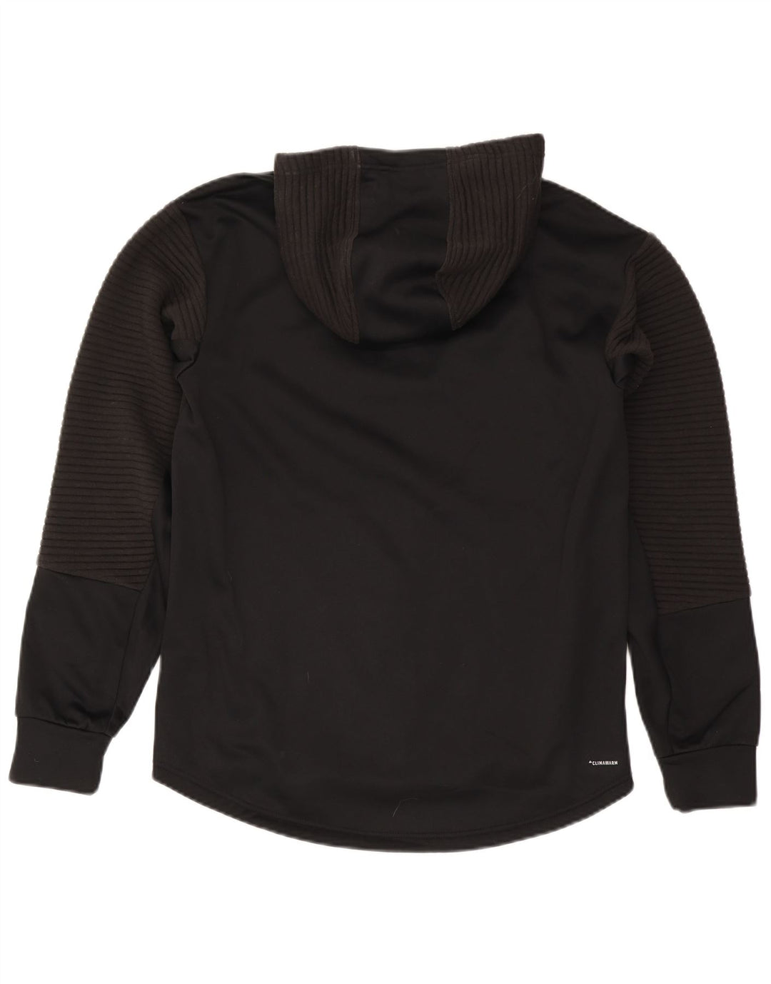 Pulover Adidas Climawarm Zip pentru bărbați, poliester mediu negru