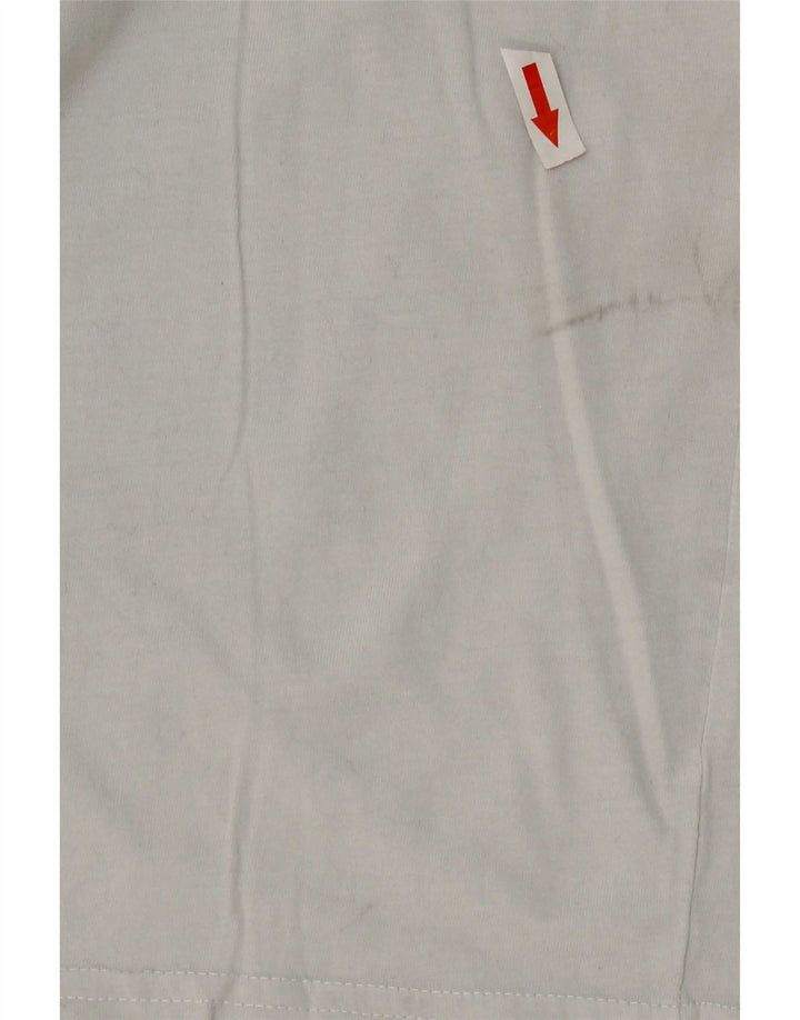 Tricou cu grafic Fila pentru bărbați Top Medium Alb Bumbac