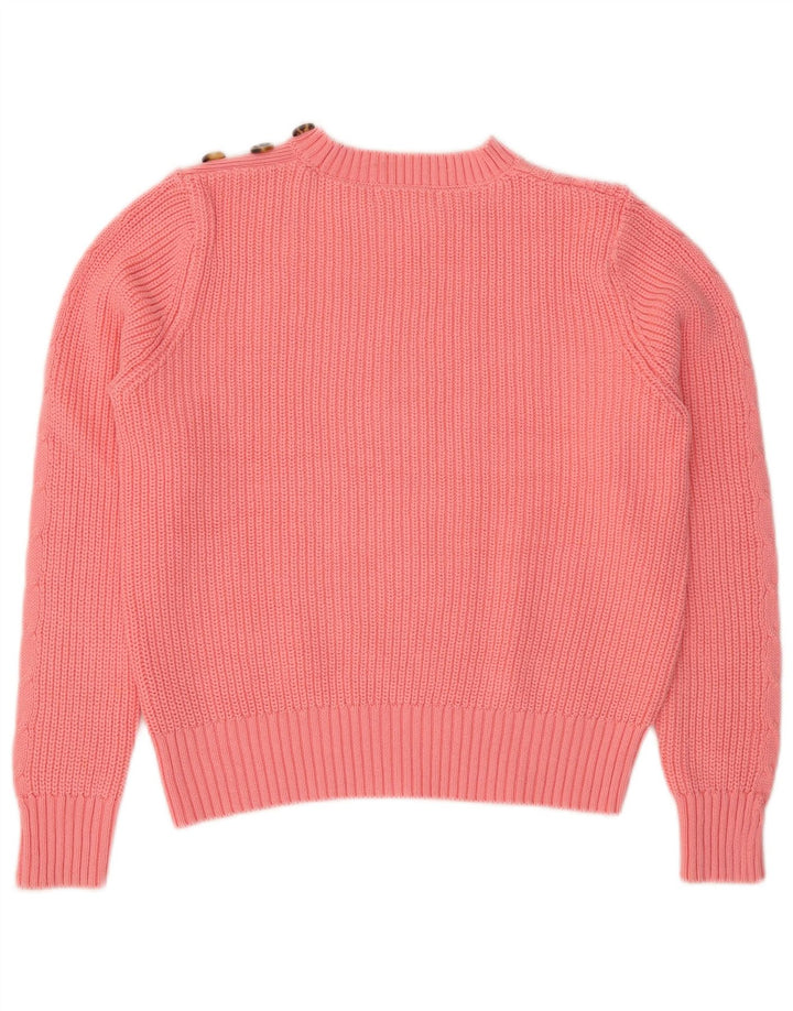 Pulover pentru femei Marks & Spencer Crop Crew Deck Pulover UK 14 Medium Pink