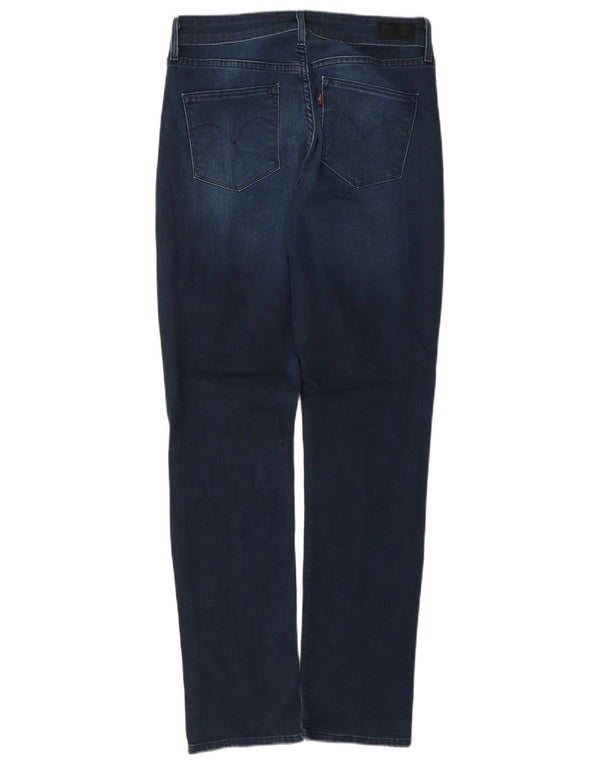 Blugi Levi's Demi Curve, slim, cu talie medie, W28 L32, bumbac bleumarin