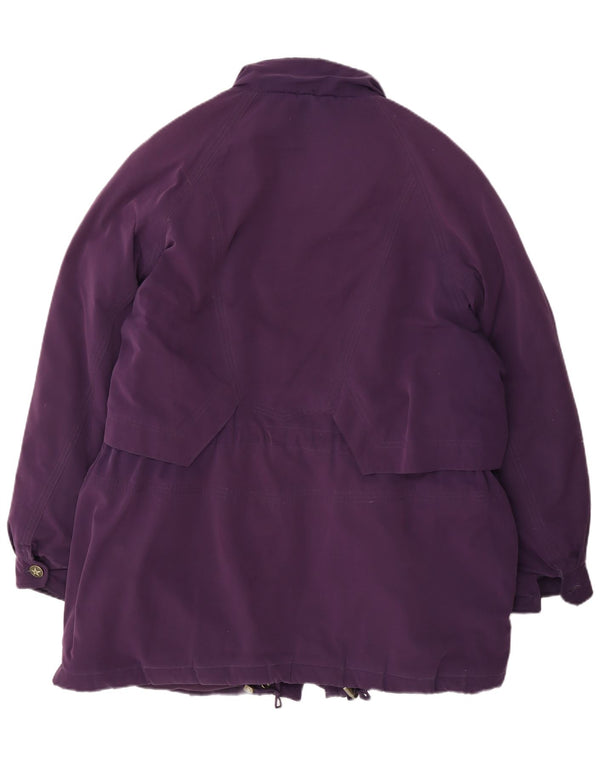 Palton supradimensionat pentru femei Vintage EU 46 XL Poliester violet