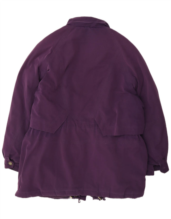 Palton supradimensionat pentru femei Vintage EU 46 XL Poliester violet