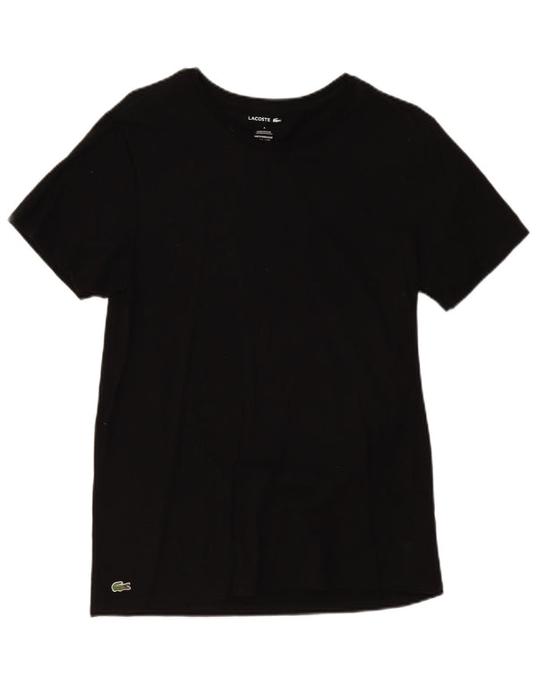 Tricou pentru femei Lacoste Top UK 14 Medium Black Bumbac