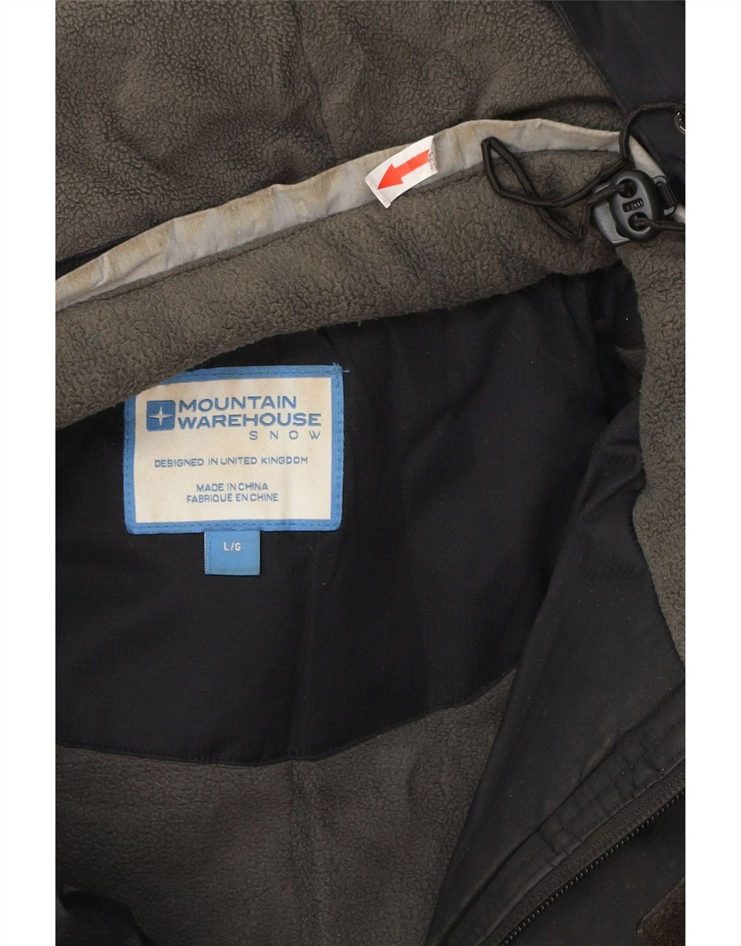 Jachetă Windbreaker pentru bărbați Mountain Warehouse UK 40, mare, negru, color block