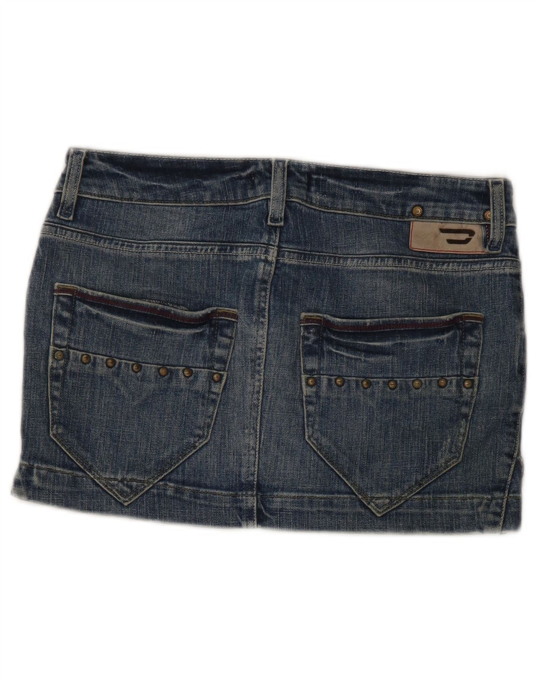 DIESEL Mini Fusta Denim W27 Bumbac Albastru Mic