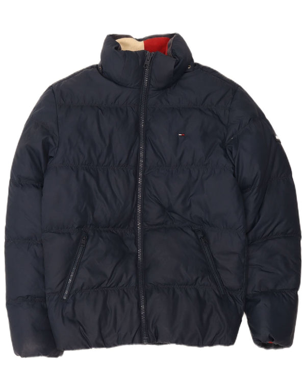Jachetă căptușită supradimensionată pentru femei Tommy Hilfiger UK 10 Small Bleumarin