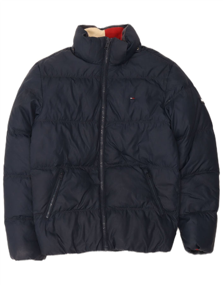 Jachetă căptușită supradimensionată pentru femei Tommy Hilfiger UK 10 Small Bleumarin