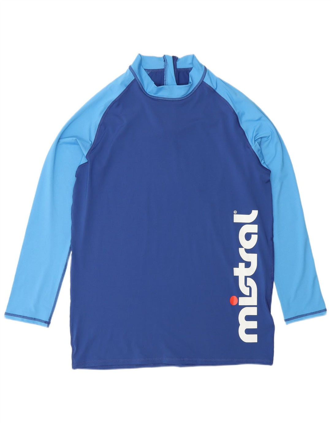 Mistral Top Graphic pentru Bărbați cu Mâneci Lungi XL, Bloc de Culoare Albastru, Poliester
