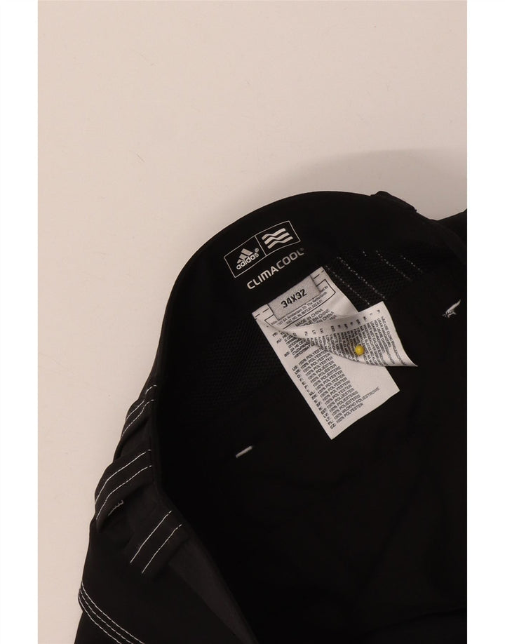 Pantaloni chino drepți Climacool pentru bărbați Adidas W34 L32 Poliester negru