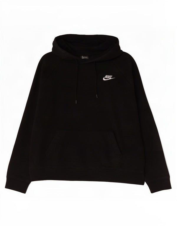 Pulover Nike pentru femei UK 14, bumbac mediu negru