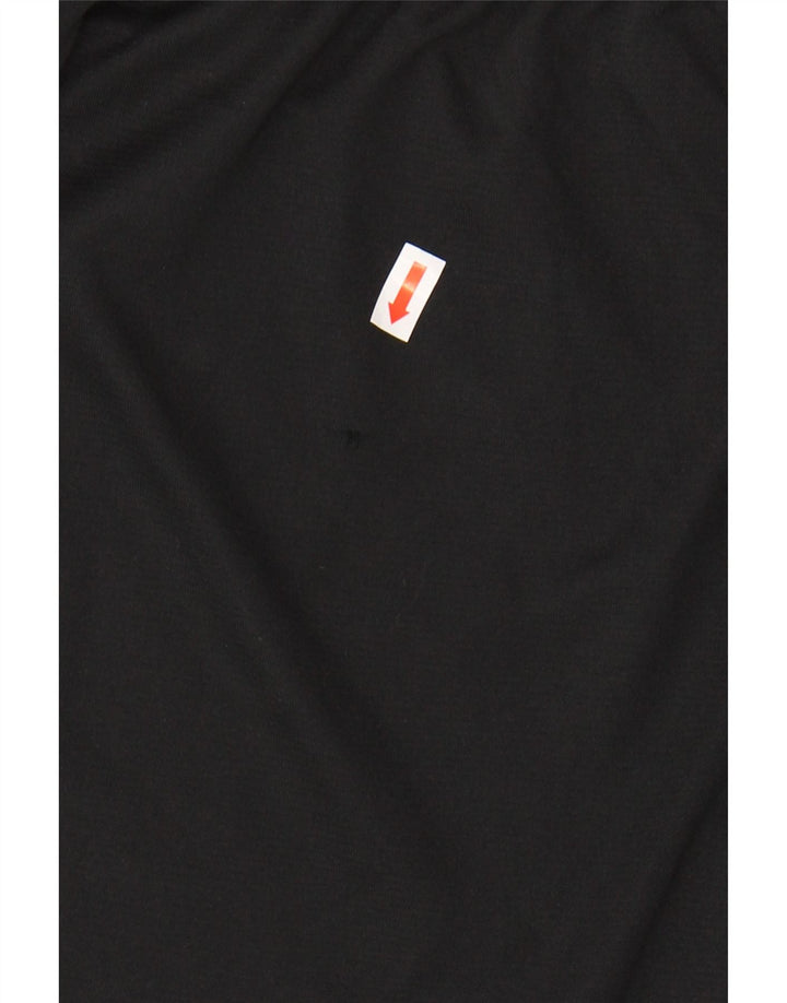 NIKE Womens Dri Fit Sport Shorts UK 14 Large Black Polyester