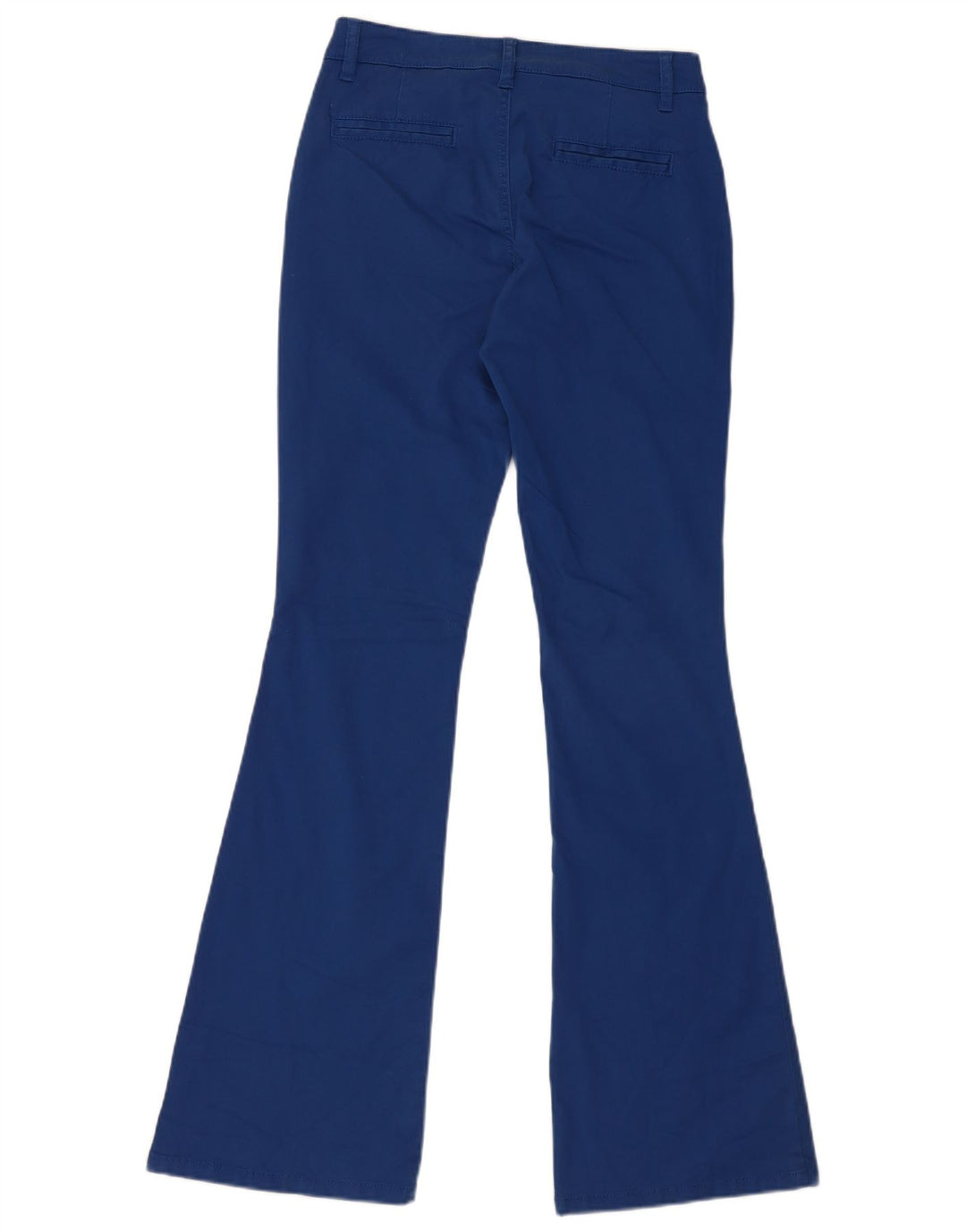 Pantaloni chino flare pentru femei BENETTON UK 6 XS L26 L33 Bumbac albastru