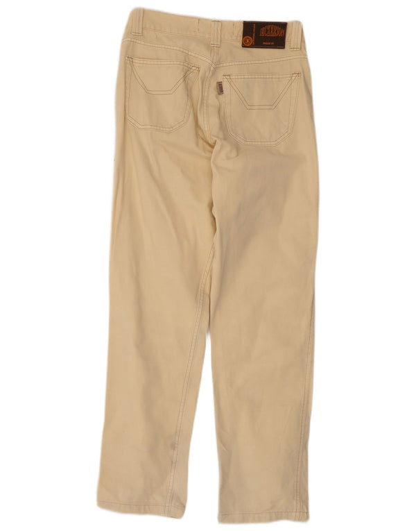 Pantaloni casual drepti pentru bărbați Jeckerson W31 L29 bumbac bej