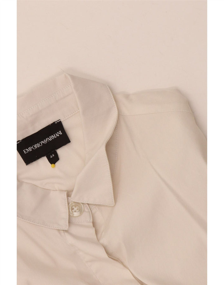 Cămașă formală pentru femei Emporio Armani IT 44 Medium White