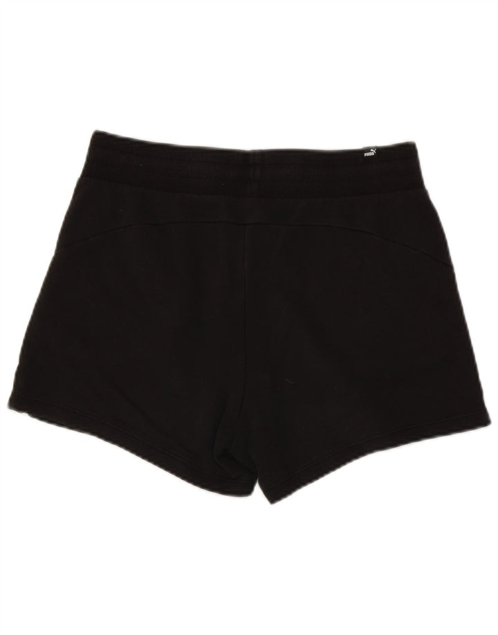 Pantaloni scurti sport Puma pentru femei UK 14, bumbac mediu negru