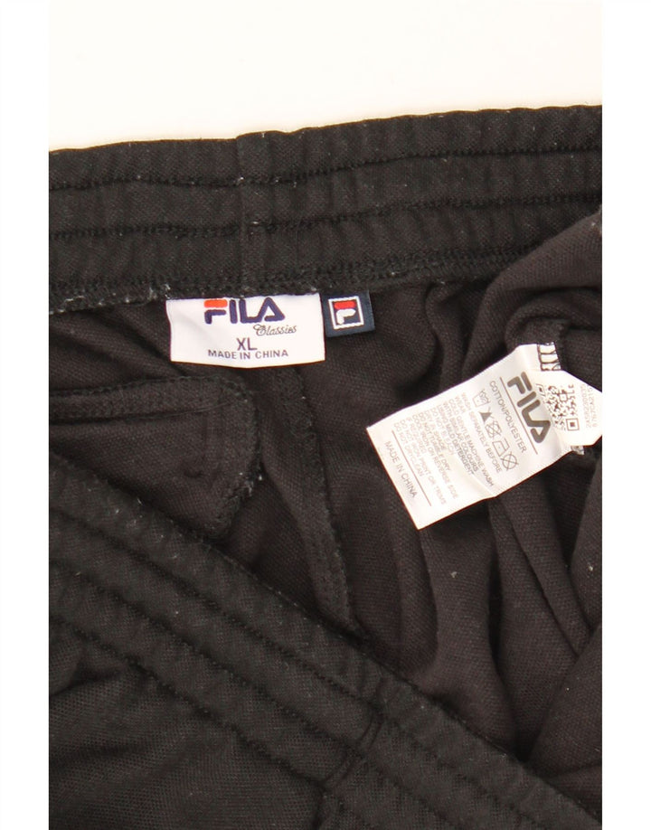 Pantaloni de trening FILA pentru bărbați XL bumbac negru