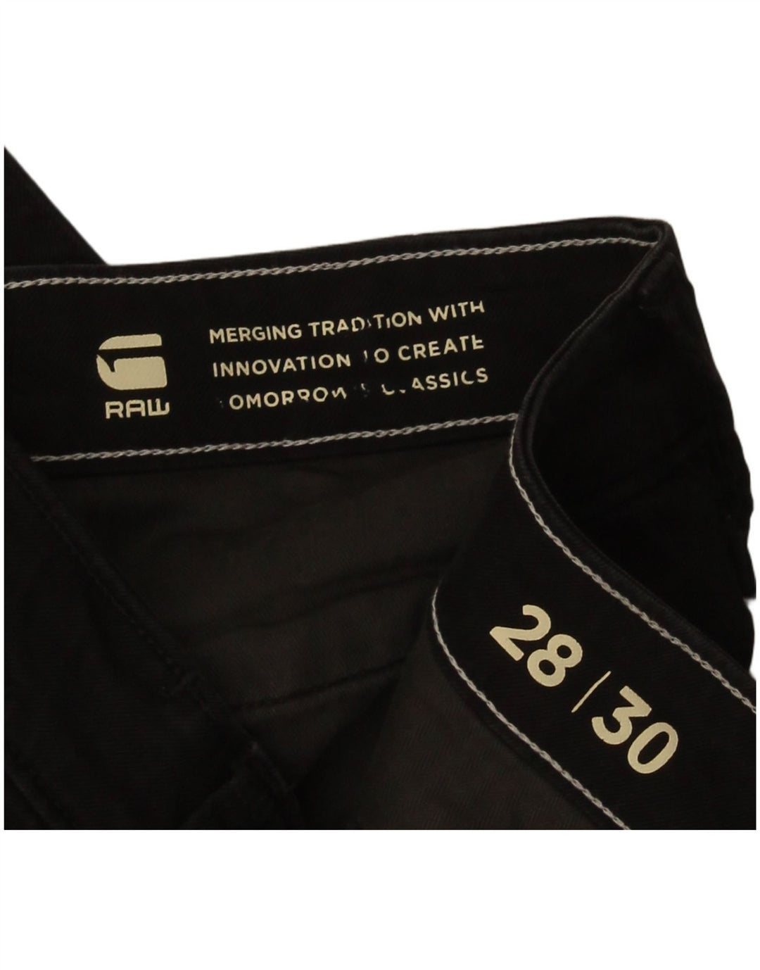 Pantaloni chino subțiri pentru bărbați G-Star W28 L30 negru