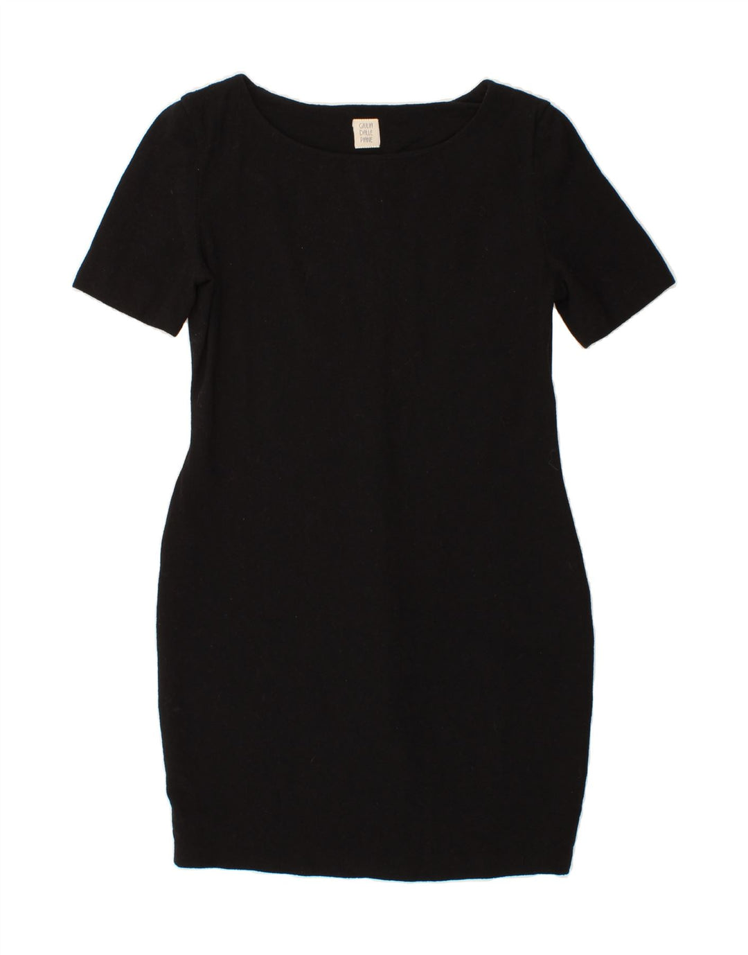 VINTAGE Womens Sheath Dress UK 12 Medium Black Vintage Vintage and Second-Hand Vintage from Messina Hembry 