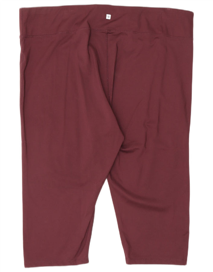 MOUNTAIN WAREHOUSE Leggings Capri pentru femei UK 22 3XL Bordeaux Nylon