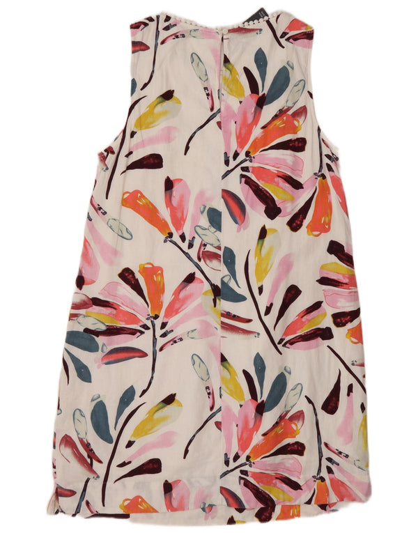 Rochie în formă de A fără mâneci pentru femei Marks & Spencer UK 16, mare, albă, florală
