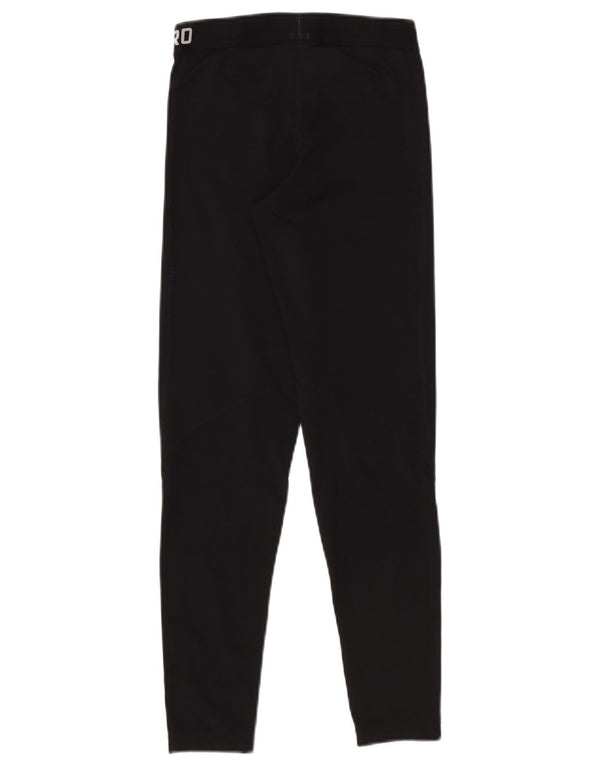 Leggings Nike Dri Fit Graphic pentru femei UK 12 Poliester mediu negru