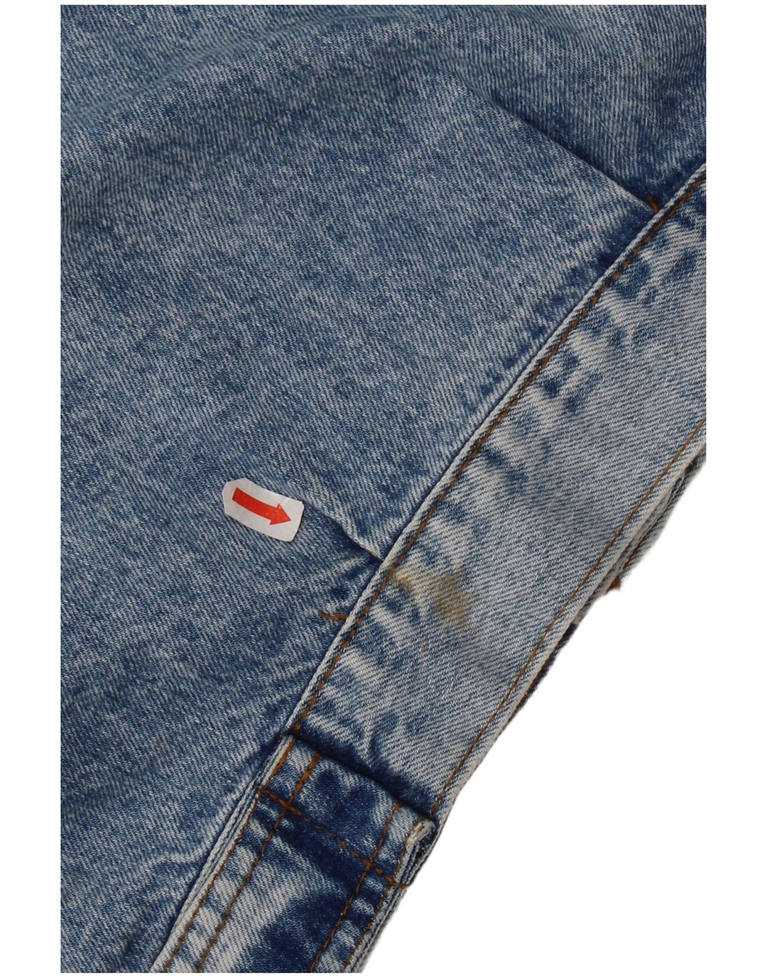 Jachetă de blugi vintage pentru femei UK 12, bumbac albastru mediu