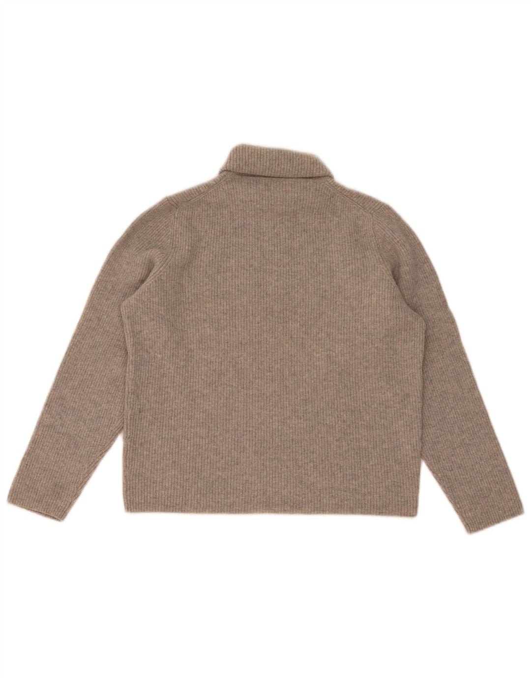 Pulover pentru femei Massimo Dutti cu gât rulat din lână gri mediu UK 12