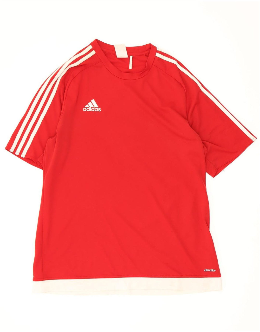Tricou Adidas Climalite pentru bărbați Top mare, roșu, poliester color bloc