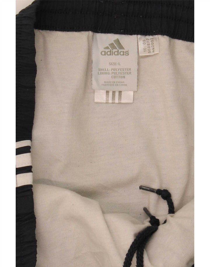 Pantaloni scurți sport pentru bărbați Adidas, mari, albastru, poliester