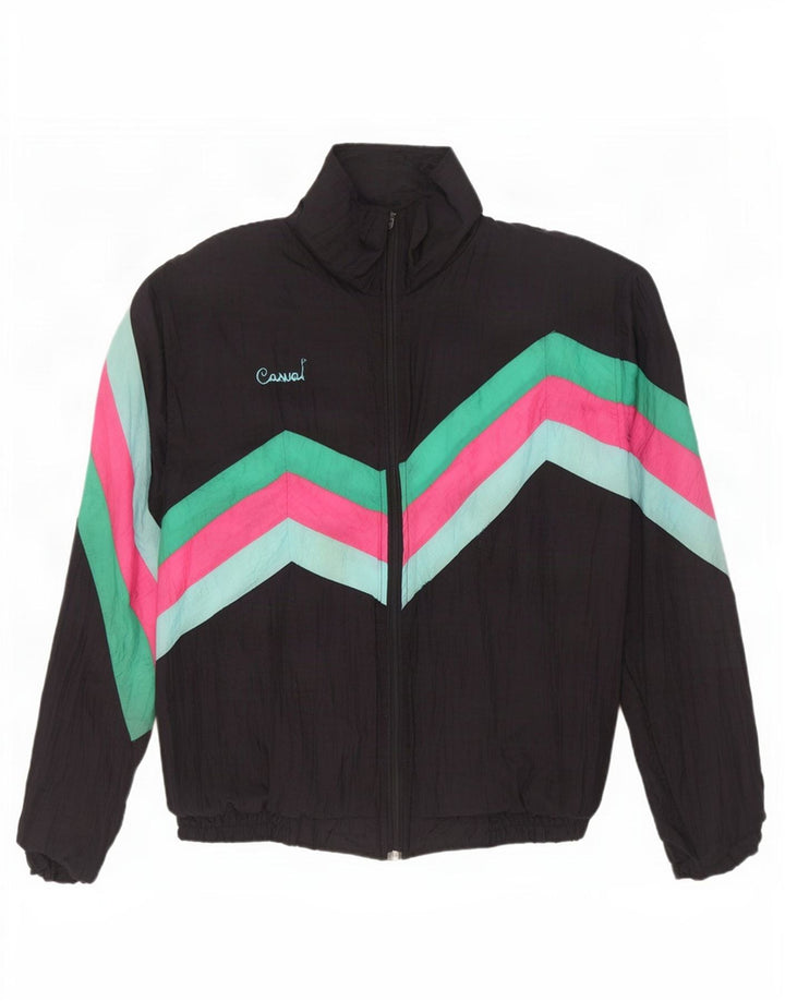 Jachetă de trening pentru bărbați Creation, XL, neagră, poliamidă color bloc