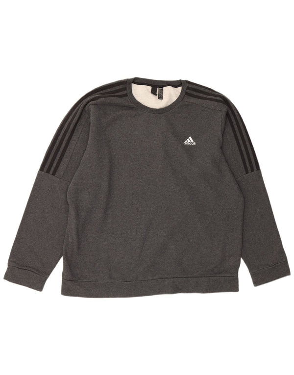 Hanorac pentru bărbați Adidas Jumper XL bumbac gri