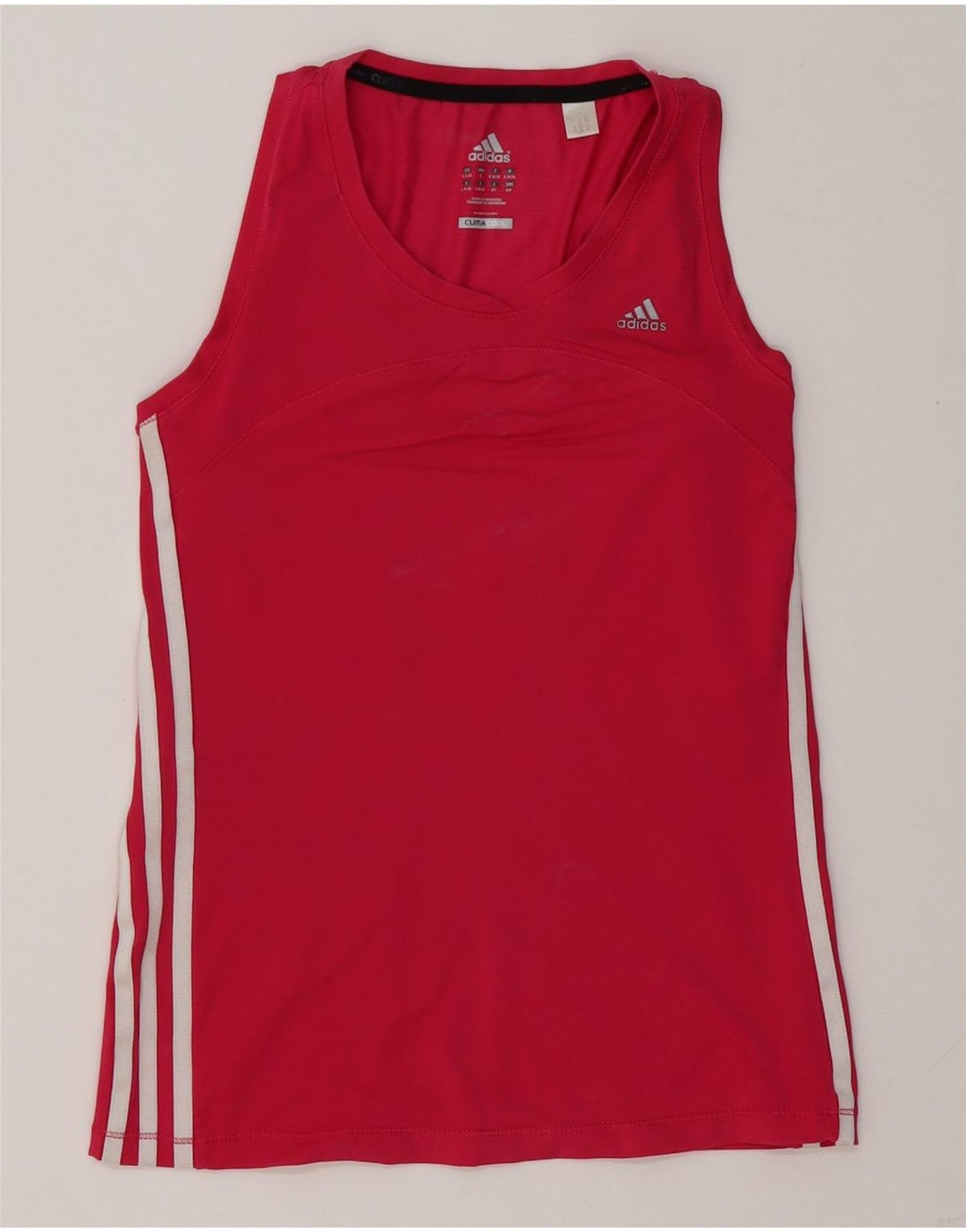 Adidas Climacool Vest Top pentru femei UK 8/10 Small Pink Poliester