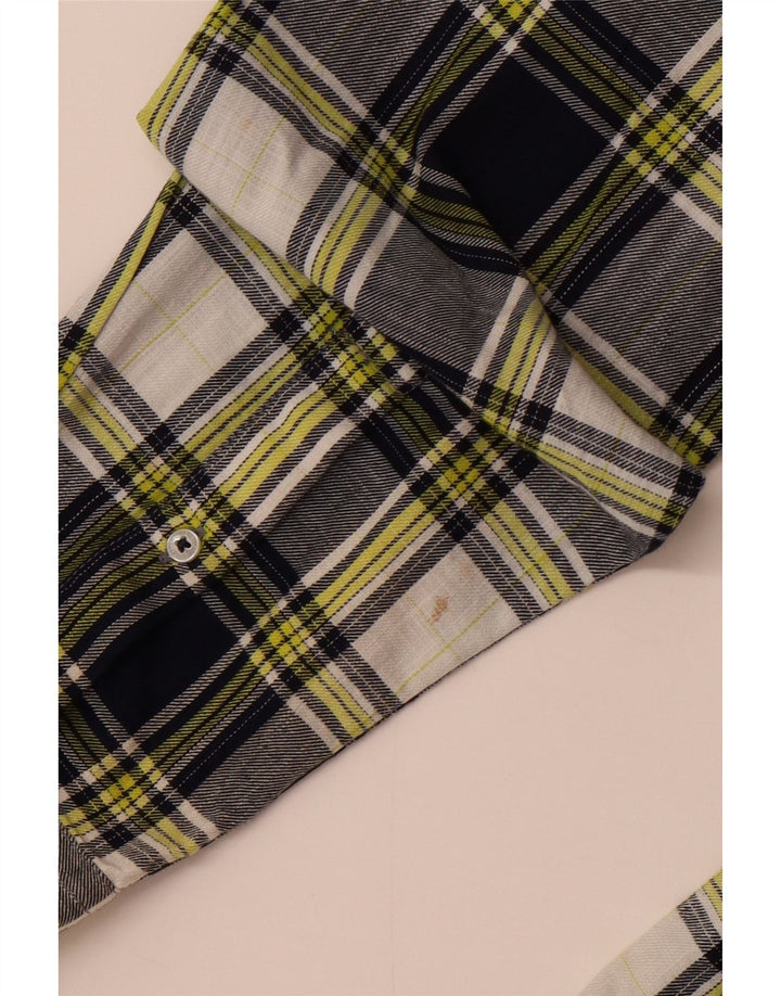 Cămașă Benetton pentru bărbați în carouri, mare, albastru bleumarin, bumbac