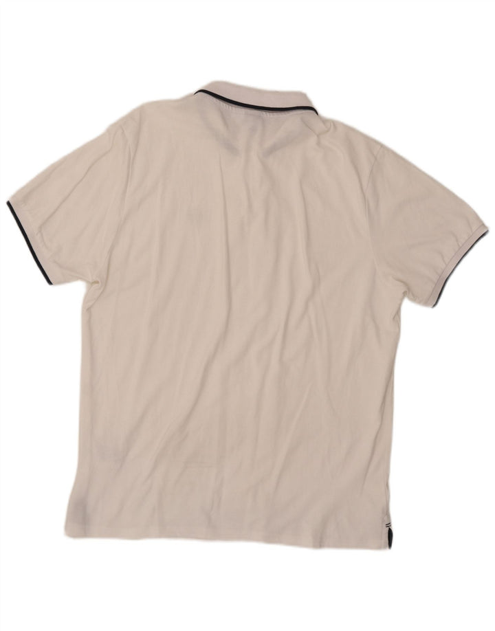 Tricou polo pentru bărbați North Sails, mare, alb, din bumbac