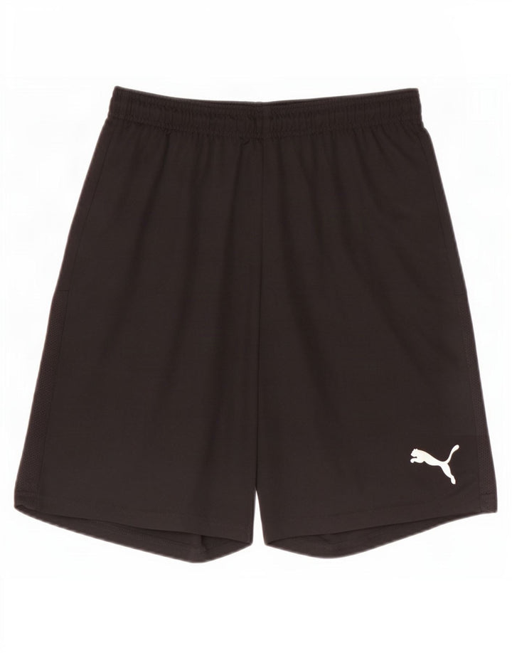 Pantaloni scurți sport Puma pentru bărbați, poliester mediu negru