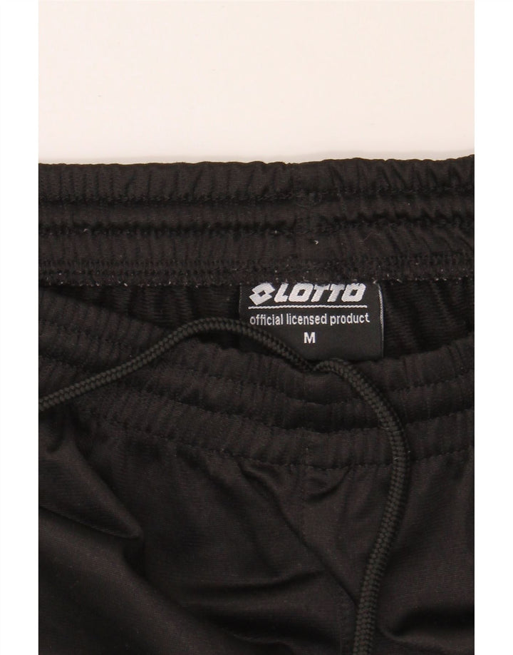 LOTTO Mens Tracksuit Trousers Joggers Medium  Black Vintage Lotto and Second-Hand Lotto from Messina Hembry 